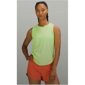 Lululemon Women's High Neck Split Hem Running Tank Neo Mint Size 6